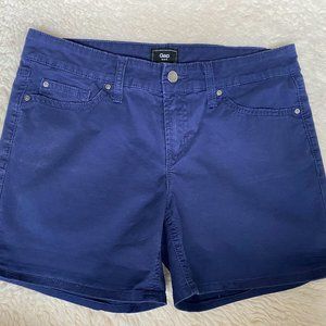 GAP Blue Khaki 5 Pocket Shorts, Size 4